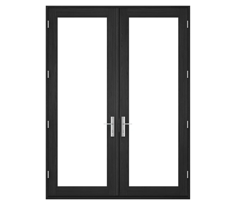 Pella Reserve Contemporary Wood Hinged Patio Door in Hunstville